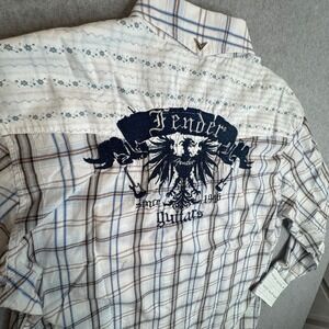 Fender Custom Shop Rock n Roll Religion Western Shirt XL Embroidered Eagle Rodeo